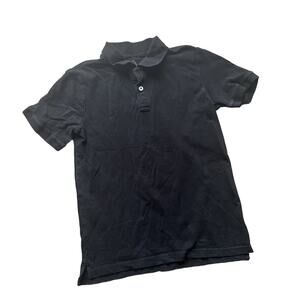 Wonder Nation Boys Black Short Sleeve Polo Shirt Size 10-12 Large